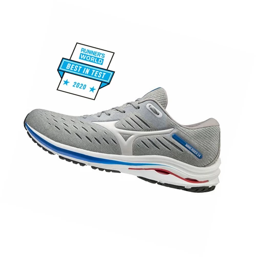 Zapatillas Running Mizuno Wave Rider 24 Hombre Grey/Blue | QXD894510