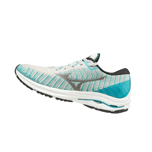 Zapatillas Running Mizuno Wave Rider 24 Waveknitﾙ Mujer White/Blue | VSE104573