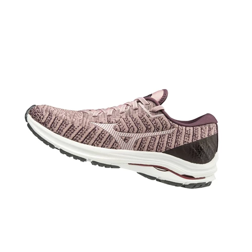 Zapatillas Running Mizuno Wave Rider 24 Waveknitﾙ Mujer Rosas | WRZ836140