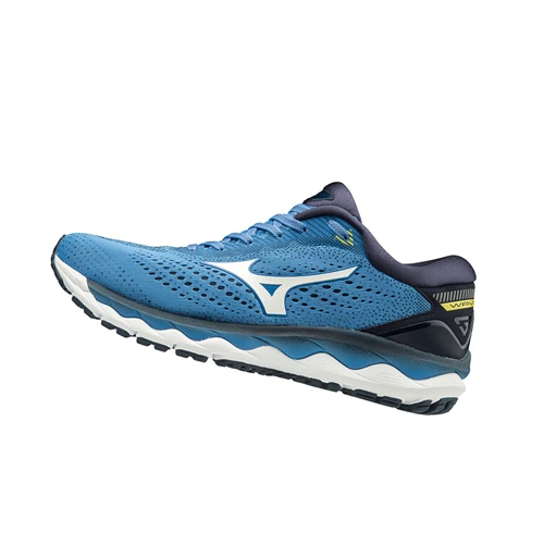 Zapatillas Running Mizuno Wave Sky 3 Hombre Blue/White/Yellow | FCD134065