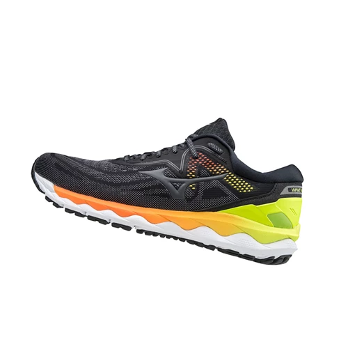 Zapatillas Running Mizuno Wave Sky 4 Hombre Grey/Yellow | HYA710843