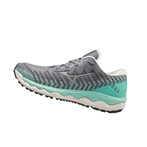 Zapatillas Running Mizuno Wave Sky 4 Waveknitﾙ Mujer grey/Turquoise | KOS574831