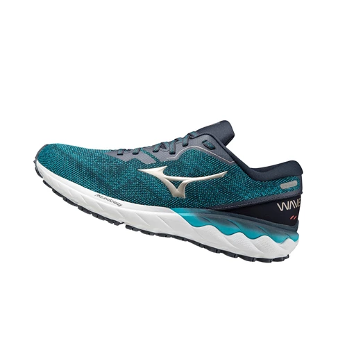 Zapatillas Running Mizuno Wave Skyrise 2 Hombre Turquoise/Platinum | DHR501928