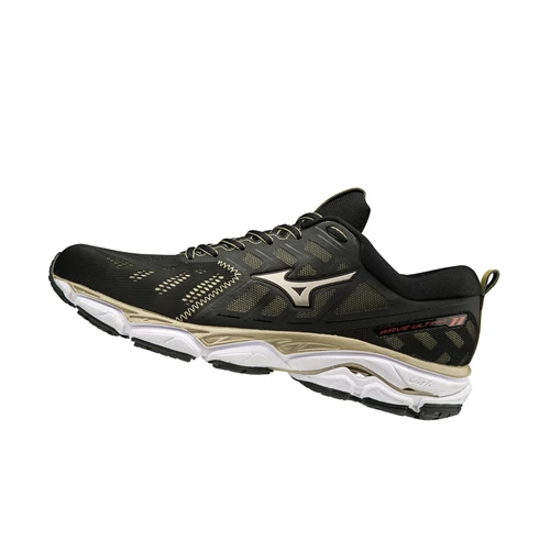 Zapatillas Running Mizuno Wave Ultima 11 Amsterdam Hombre Black/Gold/White | DKX324059