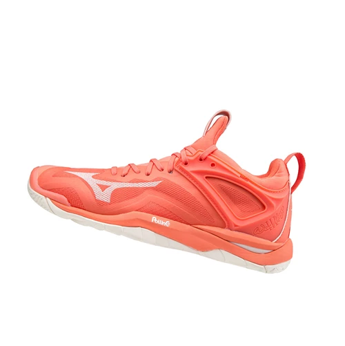 Zapatillas de Balonmano Mizuno Wave Mirage 3 Mujer Coral/white | XUE873296