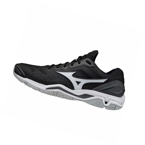 Zapatillas de Balonmano Mizuno Wave Stealth V Mujer Black/White | FAP920761