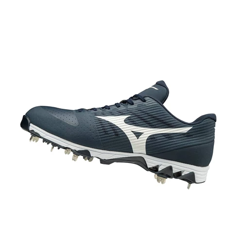 Zapatillas de Beisbol Mizuno 9-spike Ambition Low Metal Hombre Navy/White | UYO614592