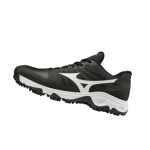 Zapatillas de Beisbol Mizuno Ambition All Surface Low Turf Hombre Black/White | KVO014879