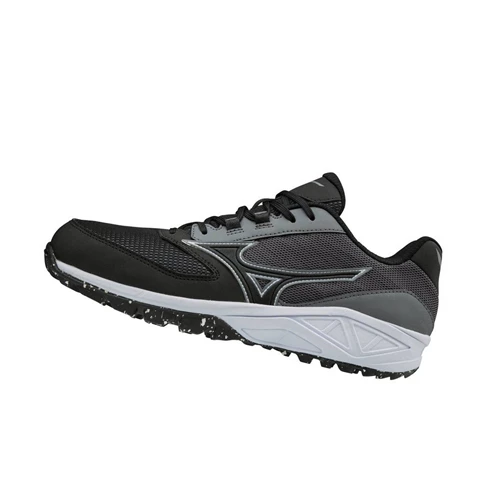 Zapatillas de Beisbol Mizuno Dominant All Surface Low Turf Hombre Grey/Black | KGX643281