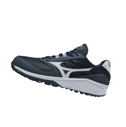 Zapatillas de Beisbol Mizuno Dominant All Surface Low Turf Hombre Navy/White | KWS654183