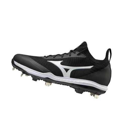 Zapatillas de Beisbol Mizuno Dominant Knit Metal Hombre Black/White | DNT307861