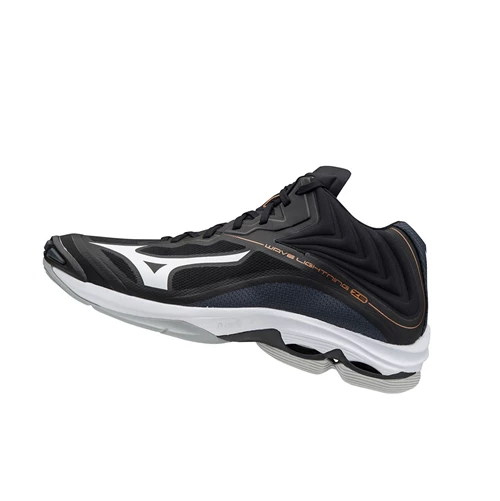 Zapatillas de Voleibol Mizuno Wave Lightning Z6 Mid Hombre Black/White | JXU157248