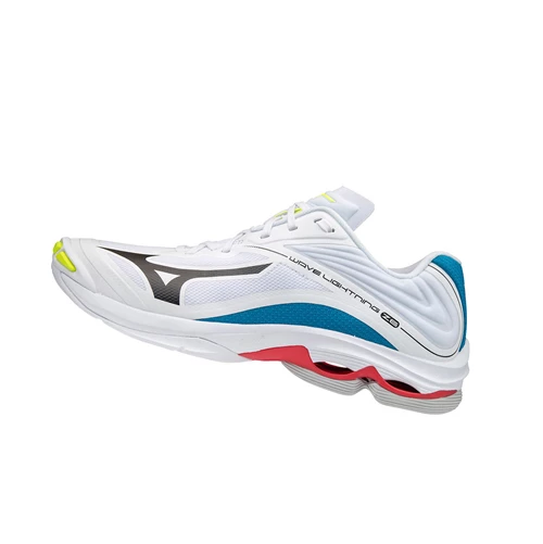 Zapatillas de Voleibol Mizuno Wave Lightning Z6 Hombre White/Black/Blue | PSV371506