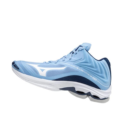 Zapatillas de Voleibol Mizuno Wave Lightning Z6 Mid Mujer Blue/White | XVD489170