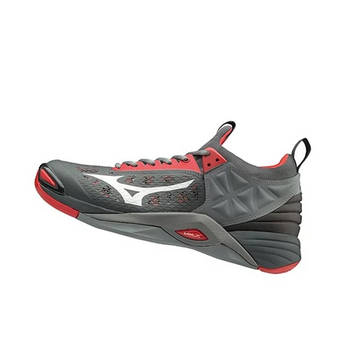 Zapatillas de Voleibol Mizuno Wave Momentum Hombre Red/Grey | JYI218053