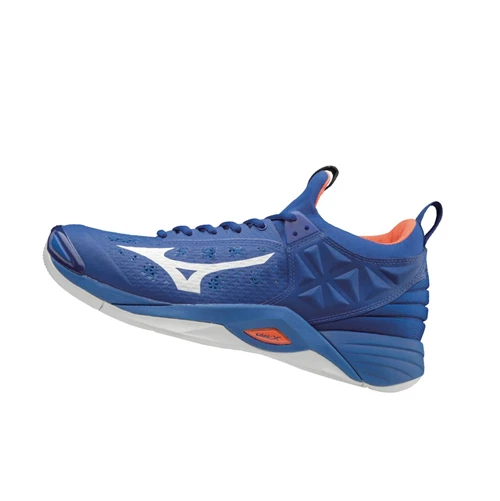 Zapatillas de Voleibol Mizuno Wave Momentum Hombre Royal/Orange | LHU537841