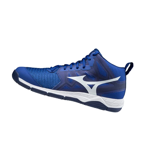 Zapatillas de Voleibol Mizuno Wave Supersonic 2 Mid Hombre Blue/White/Pink | GDM712569