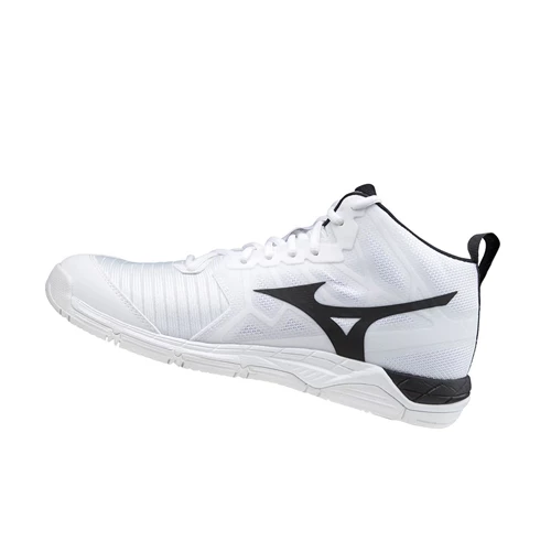 Zapatillas de Voleibol Mizuno Wave Supersonic 2 Mid Mujer White/Black | RUB056892