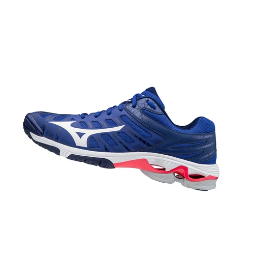 Zapatillas de Voleibol Mizuno Wave Voltage Mujer Blue/White/Pink | COK672430