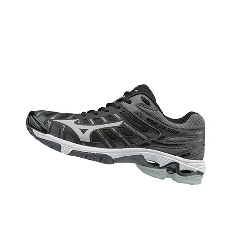 Zapatillas de Voleibol Mizuno Wave Voltage Mujer Black/Silver | TVR703289