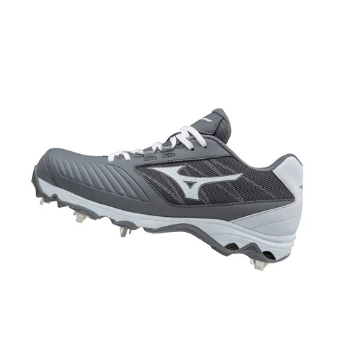 Zapatos de Softbol Mizuno 9-spike Advanced Sweep 4 Low Metal Mujer Grey/White | AZE361957