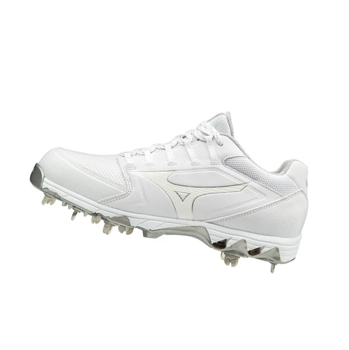 Zapatos de Softbol Mizuno 9-spike Swift 6 Low Metal Mujer Blancas | GHW127306