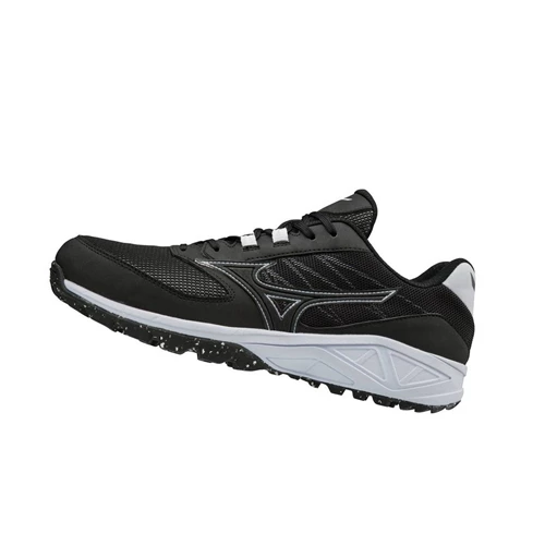 Zapatos de Softbol Mizuno Dominant All Surface Turf Mujer Black/White | IJP726813