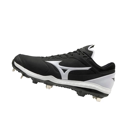 Zapatos de Softbol Mizuno Sweep 5 Low Metal Mujer Black/White | CBR453601