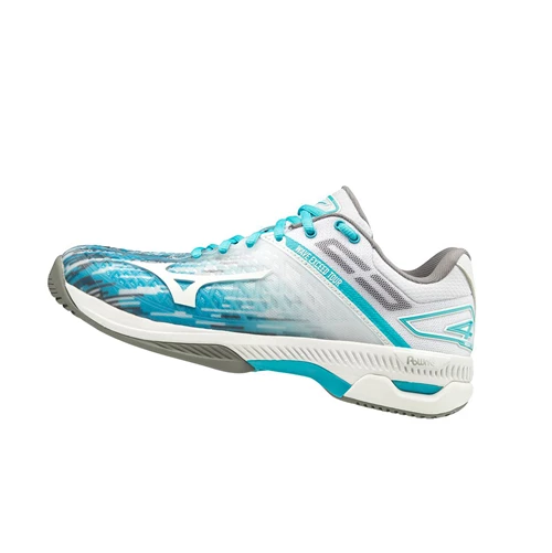 Zapatos de Tenis Mizuno Wave Exceed Tour 4 Ac Mujer Blue/White | MIC069524