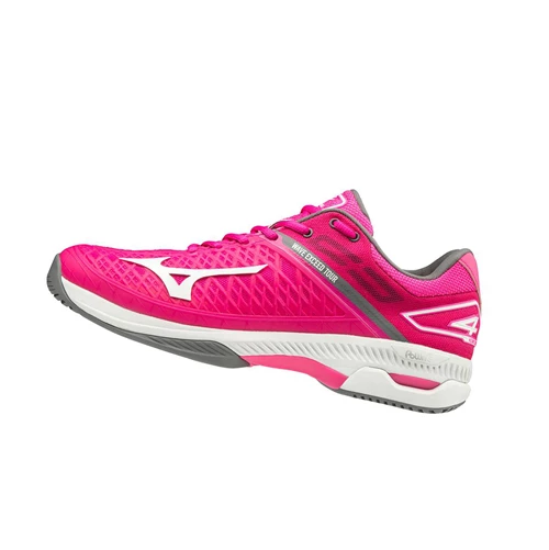 Zapatos de Tenis Mizuno Wave Exceed Tour 4 Ac Mujer Rose/White | XCN371952