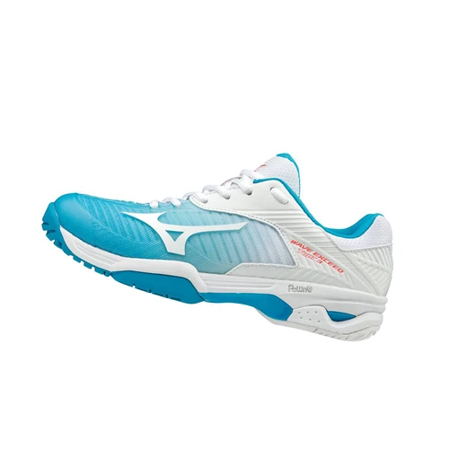 Zapatos de Tenis Mizuno Wave Exceed Tour 3 Ac Mujer Blue/Coral | ZKG753146